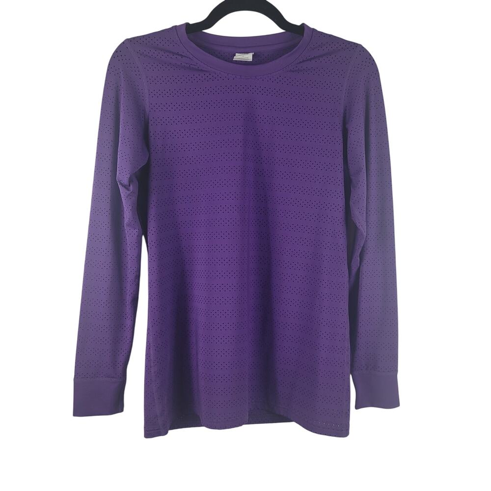 Zyia Purple Activewear Hiking Walking Yoga Pickleball Women's Top Small